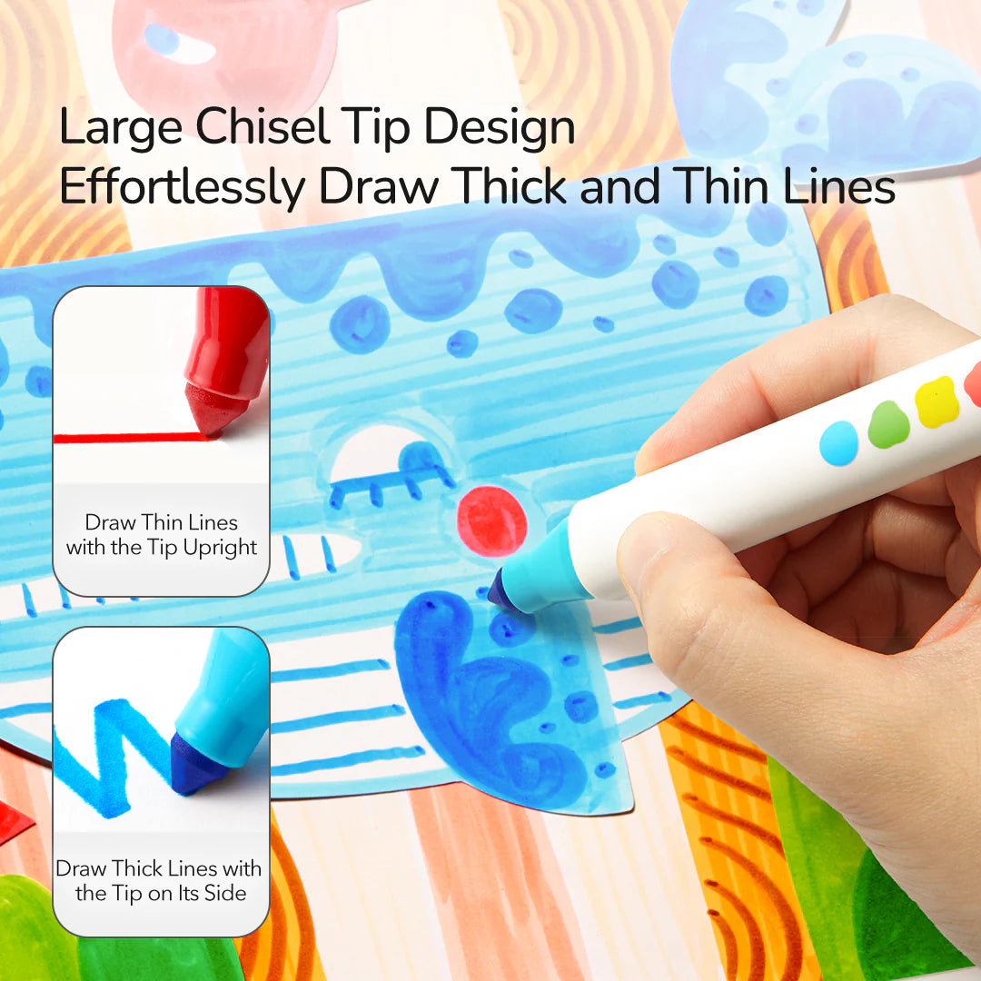 Mideer Washable Markers Set – 24 Colors