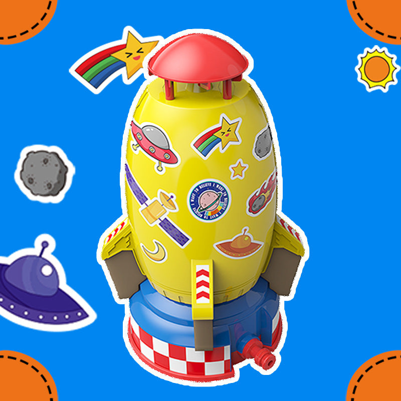Rocket Launcher Toys Outdoor Rocket Water Pressure Lift Sprinkler Toy Interaction In Garden Lawn Water Spray Toys For Kids Summer Gadgets