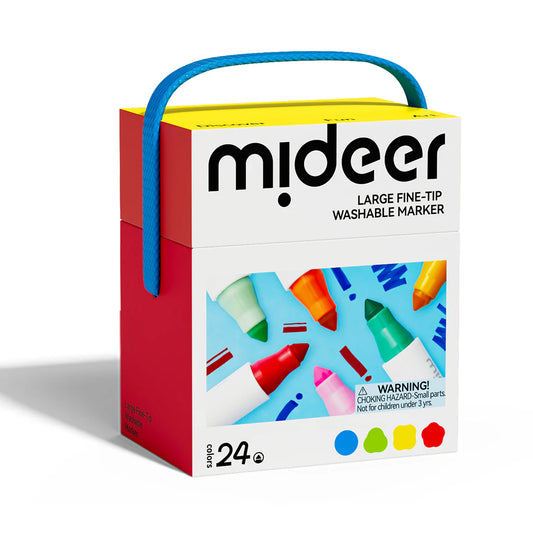 Mideer Washable Markers Set – 24 Colors