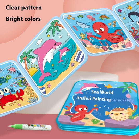 Children's Magic Picture Book Graffiti Water DIY Creative Folding