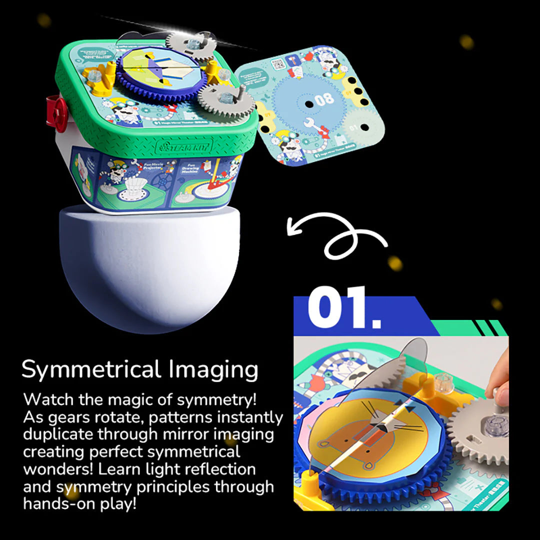 4-in-1 Gear Projector Science Kit for Kids