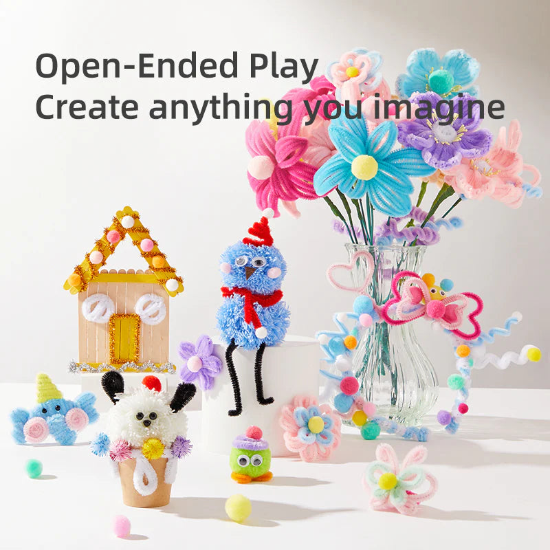 Creative Craft Materials Box – 700+ Piece DIY Art & Craft Kit for Kids