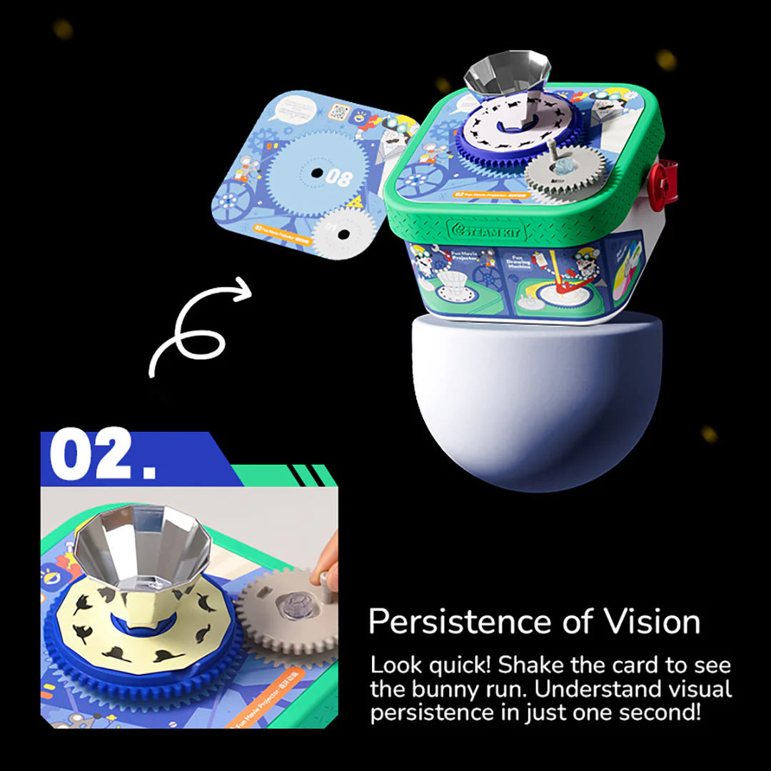 4-in-1 Gear Projector Science Kit for Kids
