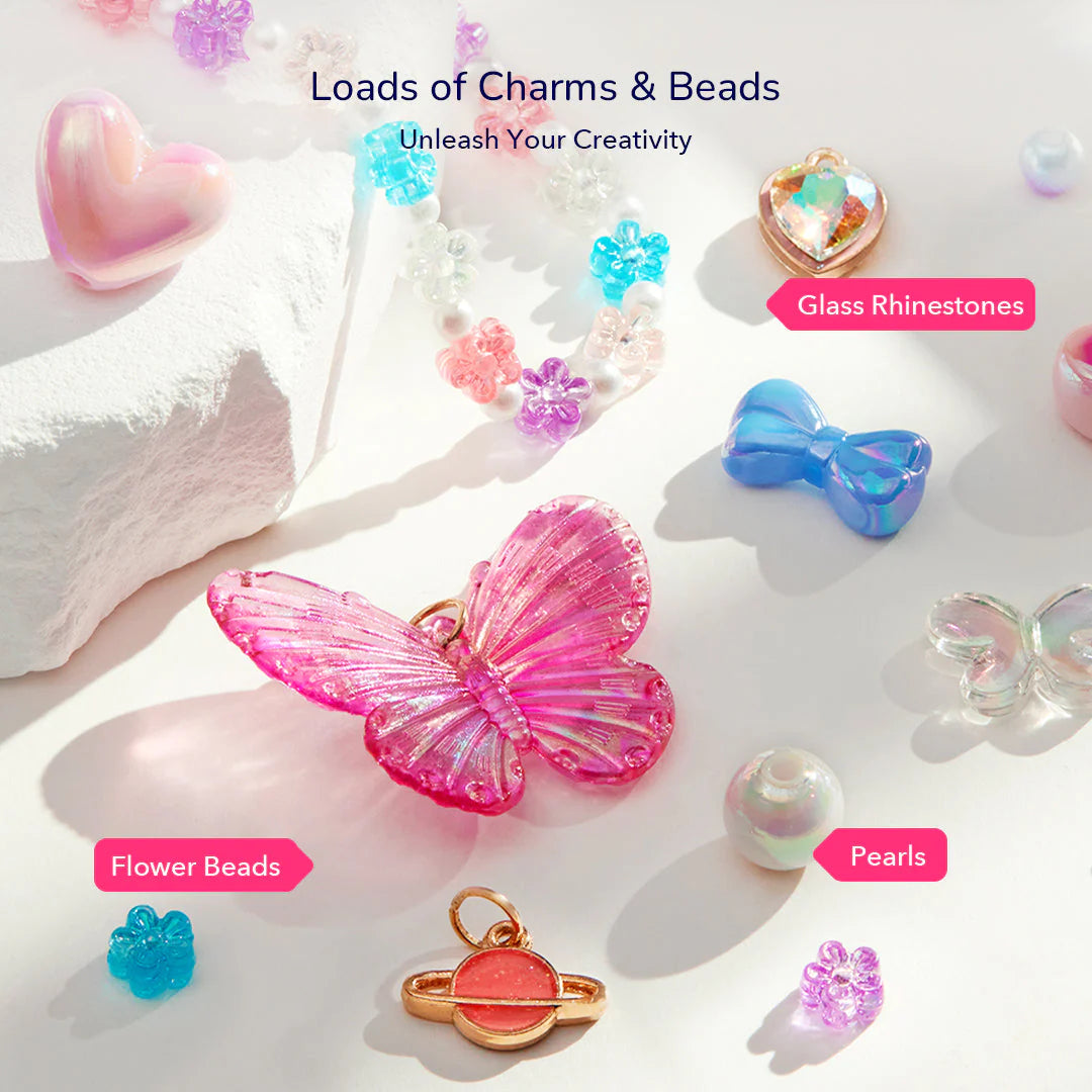 Charm Bracelet Making Kit for Kids – DIY Jewelry Craft Set