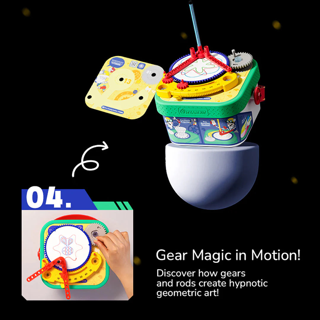 4-in-1 Gear Projector Science Kit for Kids
