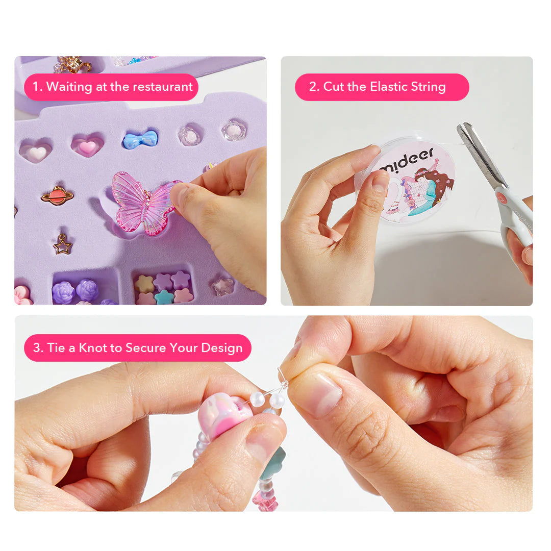 Charm Bracelet Making Kit for Kids – DIY Jewelry Craft Set