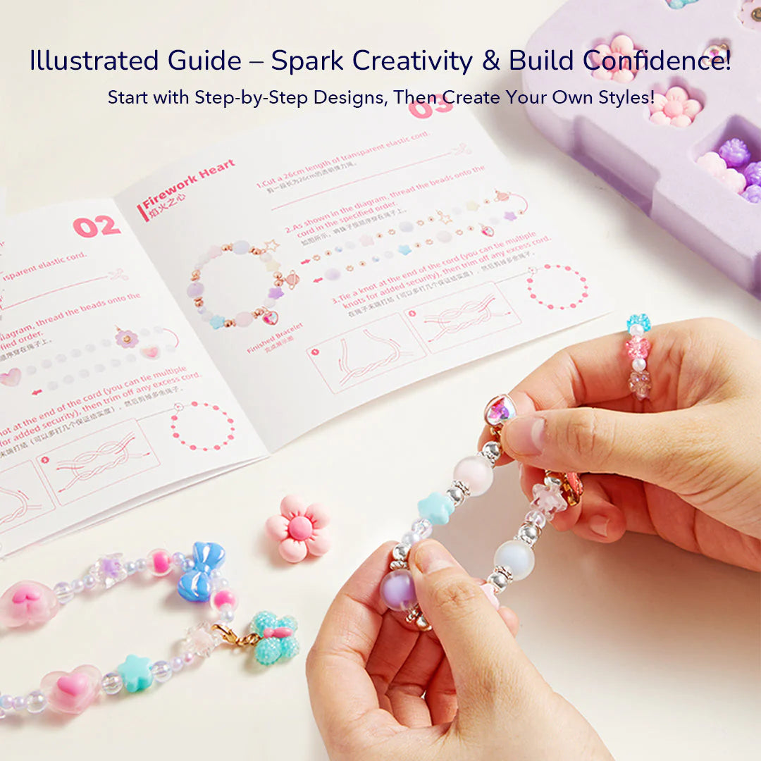 Charm Bracelet Making Kit for Kids – DIY Jewelry Craft Set