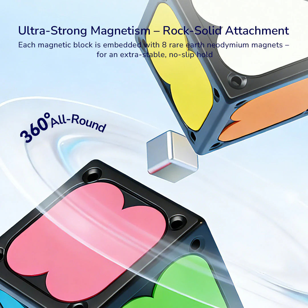 Fidget Glow Spinner – Light Up Puzzle Spinner for Kids