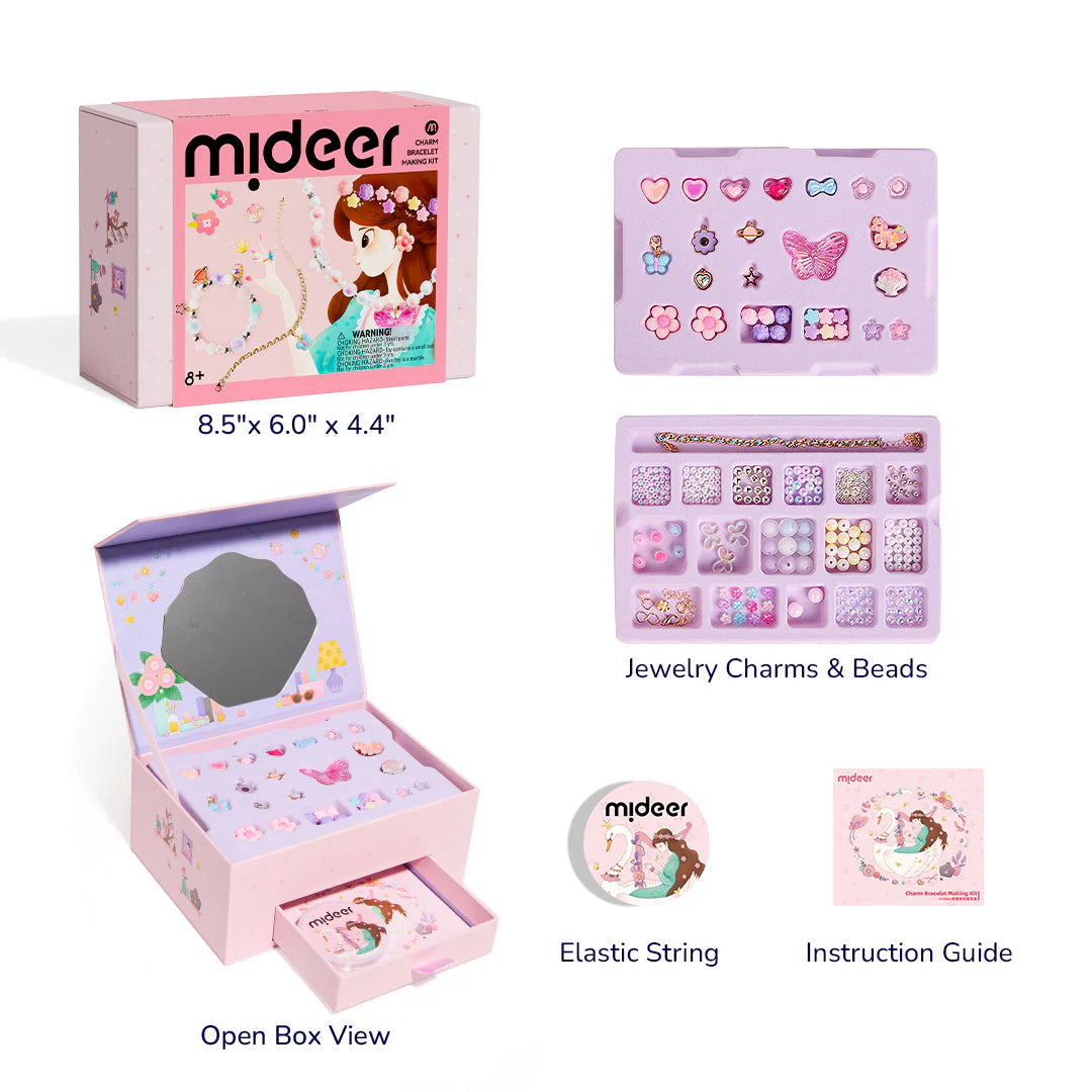 Charm Bracelet Making Kit for Kids – DIY Jewelry Craft Set