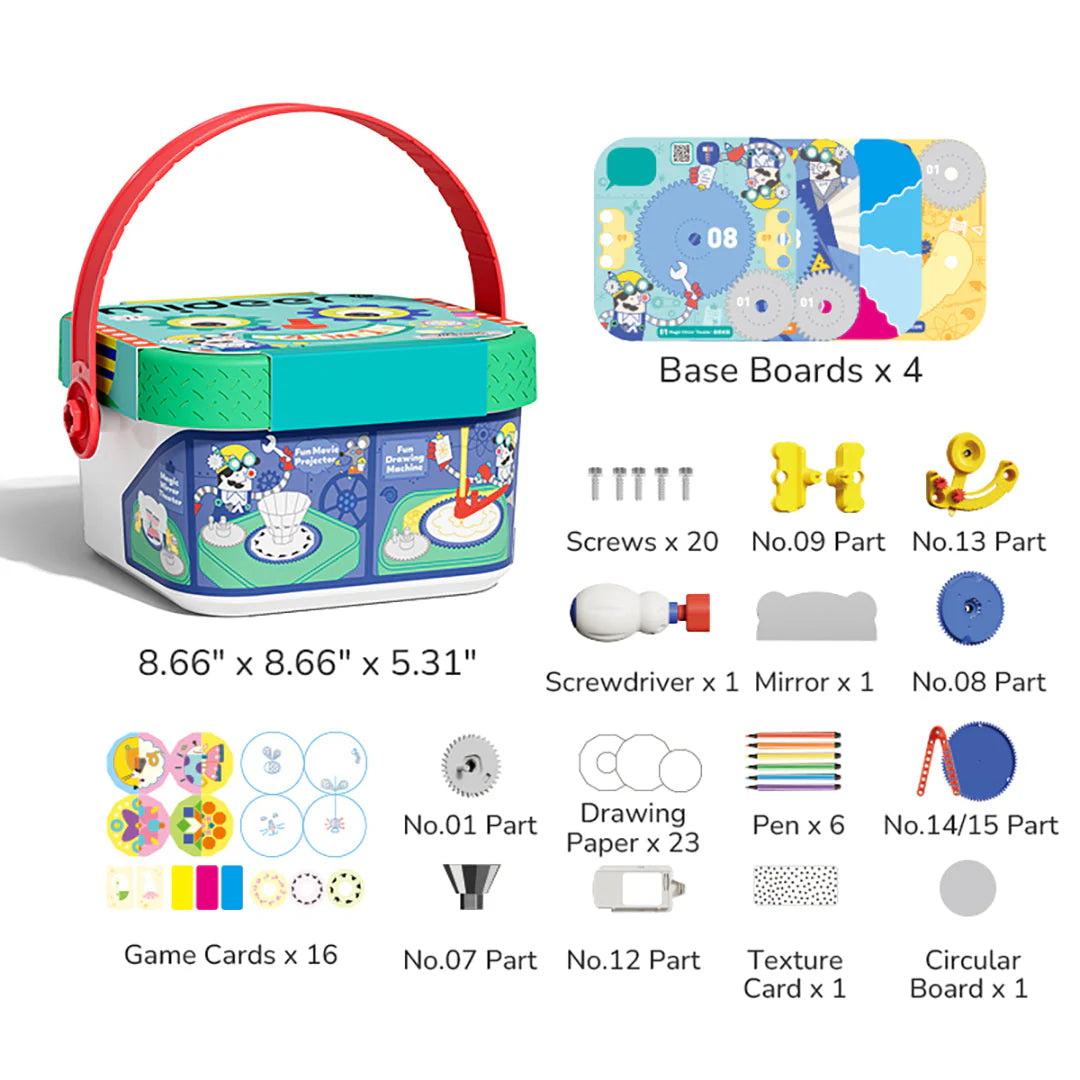4-in-1 Gear Projector Science Kit for Kids