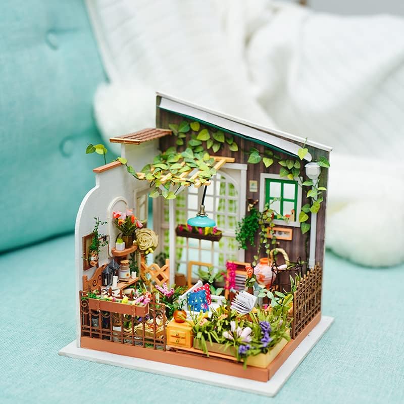 ROBOTIME DIY Miniature Dollhouse Kits Wooden Dollhouse Model DG102 DG104 DG108 DG109