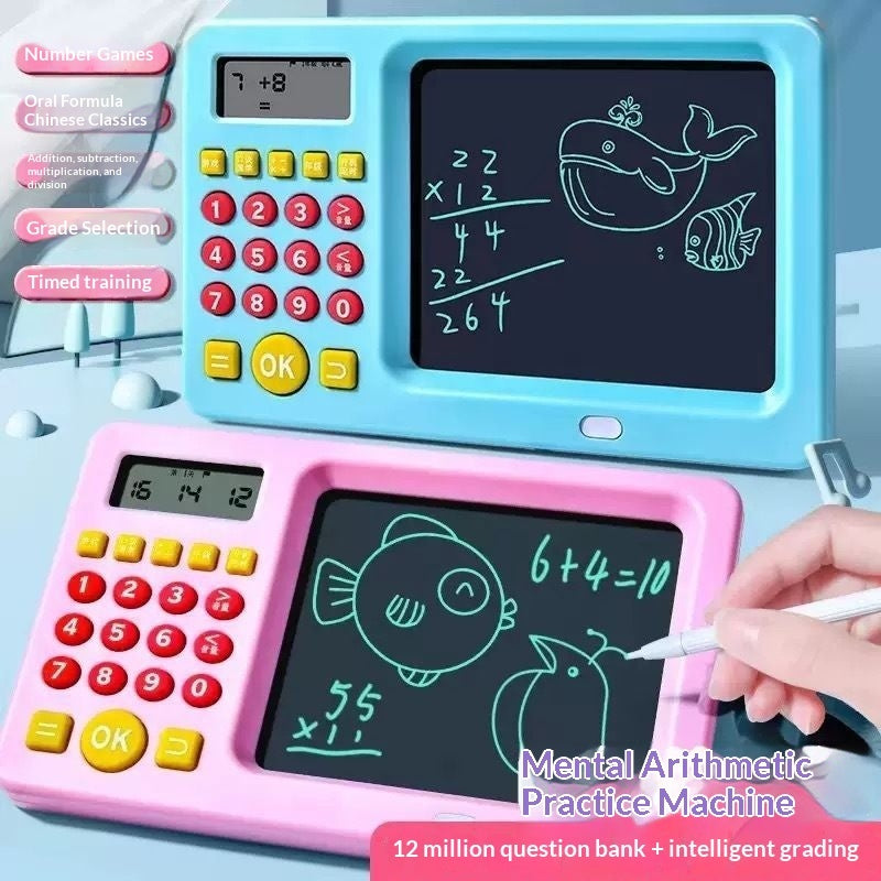 Mouth Calculator Math Addition Subtraction Multiplication Division Oral Arithmetic Training Math Exercise Machine Kids Gifts Children Toys