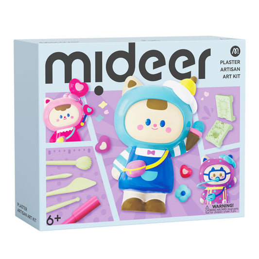 Mideer Plaster Artisan Art Kit – Paint Your Own Creative Craft Set