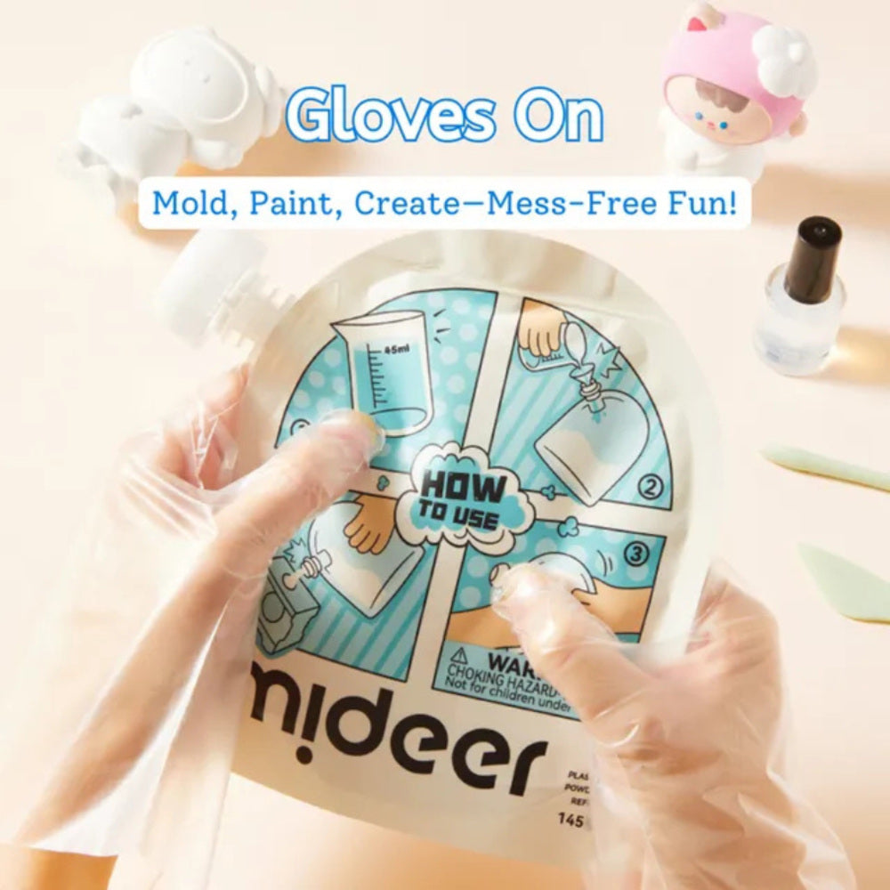 Mideer Plaster Artisan Art Kit – Paint Your Own Creative Craft Set