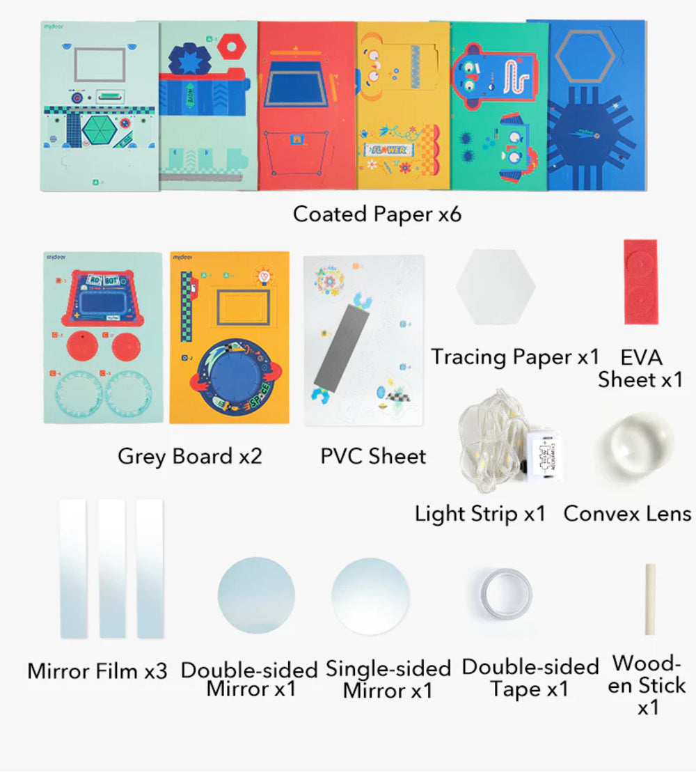 Mideer Optical Science Craft Kit – STEM DIY Learning Set for Kids