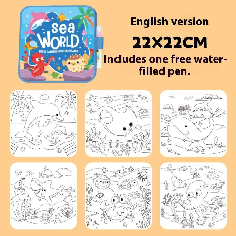 Children's Magic Picture Book Graffiti Water DIY Creative Folding