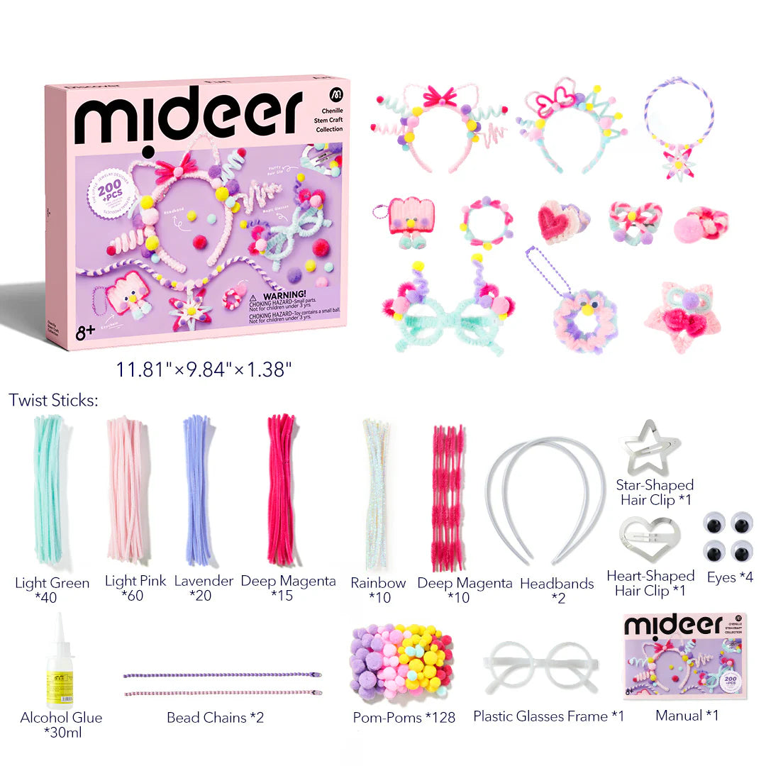 Little Jewelry Designer Craft Kit – 200+ Piece DIY Accessories Set