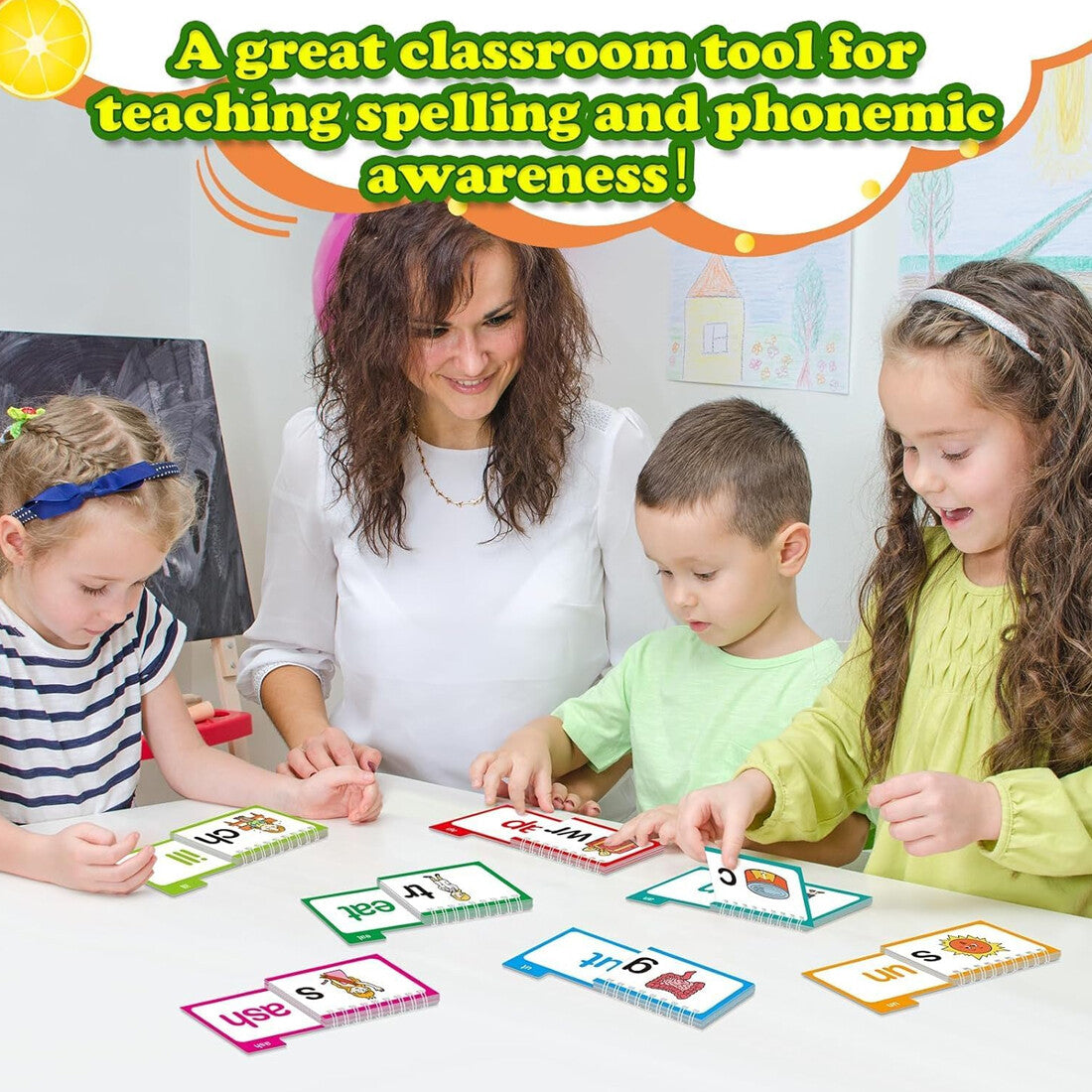 NEW 30 Read And Rhyme Flip Books,Word Families Flash Cards, Sight Word Flash Cards UK