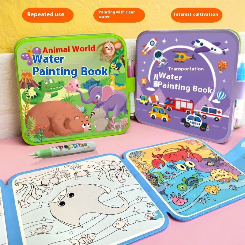 Children's Magic Picture Book Graffiti Water DIY Creative Folding